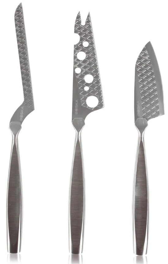 Knives for soft and hard cheeses