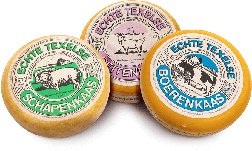 Texel Sheep Cheese and Goat Cheese