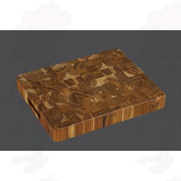 Teak Chopping Block 40 x 30 x 5 cm, Teak Wood