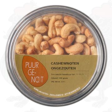 Cashew nuts unsalted 180gr