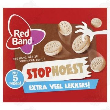 Red Band Stophoest 4 Rollen 40g