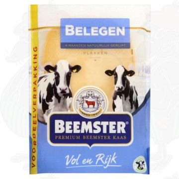Sliced cheese Beemster Matured Premium 48+ | 250 grams in slices
