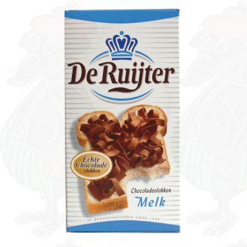 De Ruijter milk chocolate flakes