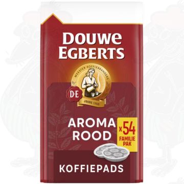 Douwe Egberts Aroma Rood Coffee Pads Family Pack 54 pieces 375 g
