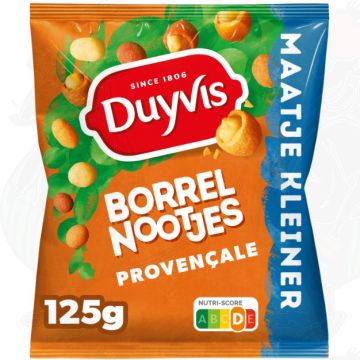 Duyvis Borrelnootjes Provencale Peanuts 125 gr