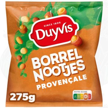 Duyvis Borrelnootjes Provencale Peanuts 275 gr