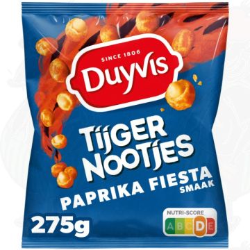 Duyvis Tijgernootjes Fiesta Paprika Peanuts 275 gr