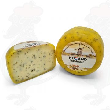 Gouda Farmer's Cheese | Nettle | Entire cheese 400 grams / 0.88 lbs