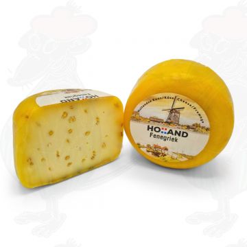 Gouda Farmer's Cheese | Fenugreek | Entire cheese 400 grams / 0.88 lbs