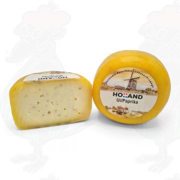 Gouda Farmer's Cheese | Onion / Pepper cheese | Entire cheese 400 grams / 0.88 lbs