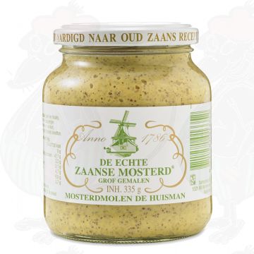 De Huisman Zaanse Mustard (coarsely mlound) 335 ml