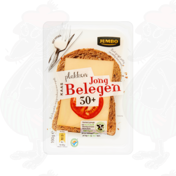Sliced cheese Gouda Semi Matured 30+ | 190 grams in slices