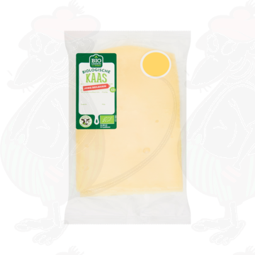 Sliced Organic Cheese Semi-Matured 48+ | 75 grams in slices