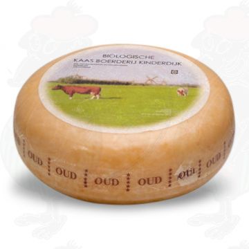 Old Organic Gouda cheese | Premium Quality | Entire cheese 4,5 kilo / 9.9 lbs
