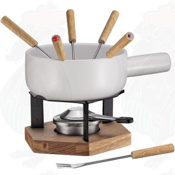 Spring Cheese Fondue Set Winterthur White 20 cm
