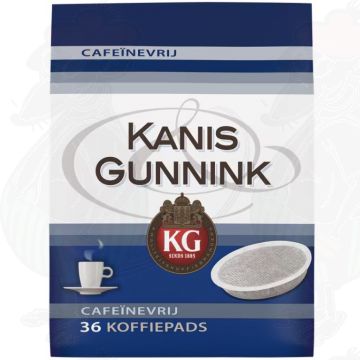 Kanis & Gunnink Decaffeinated Coffee Pads 36 pieces