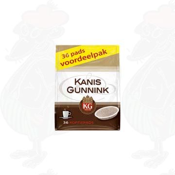 Kanis & Gunnink Koffiepads regular 36 stuks