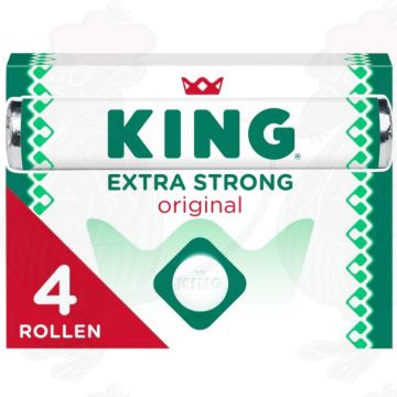 KING Pepermunt met een frisse pepermuntsmaak. Extra Strong