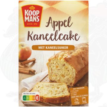 Koopmans Appel kaneelcake met Kaneelsuiker Bakmix 400 g