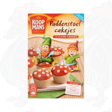 Koopmans Paddenstoel Cakejes 220g