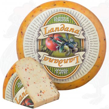 Landana Olive & Tomato | Entire cheese 4,5 kilo / 9.9 lbs