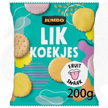 Lik Koekjes Fruit Smaak 200 g