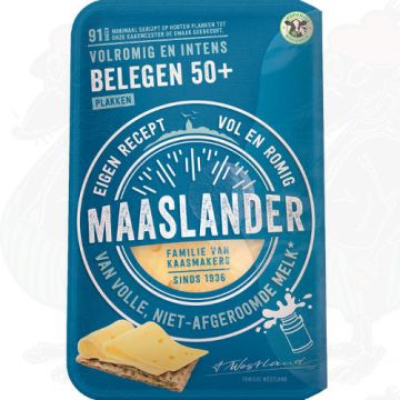 Sliced Maaslander Cheese Matured 50+ | 200 grams in slices