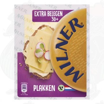 Sliced Milner Cheese Extra Matured 30+ | 175 grams in slices