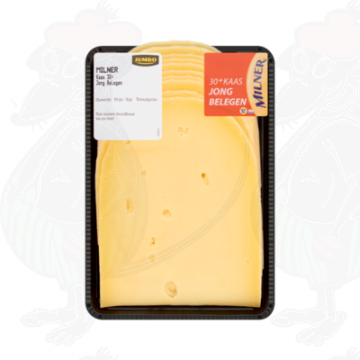 Sliced Milner Cheese Semi-Matured 30+ | 200 grams in slices Sliced Milner Cheese Semi-Matured 30+ | 200 grams in slices