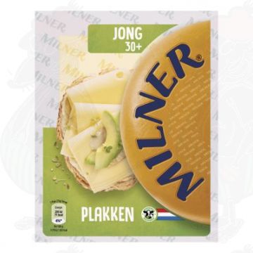 Sliced Milner Cheese Young 30+ | 175 grams in slices