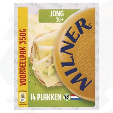 Sliced Milner Cheese Young 30+ | 250 grams in slices