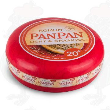 Pan Pan Cheese - Low-fat 20+ Cumin Cheese | Premium Quality | Entire cheese 10,50 kilo / 23.1 lbs