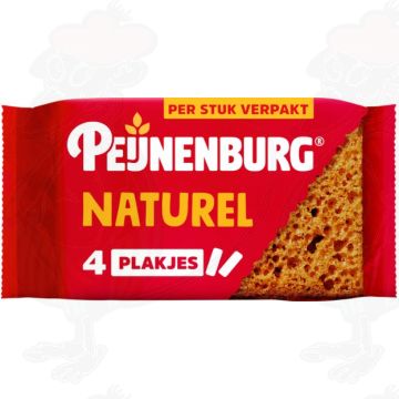 Peijnenburg ontbijtkoek naturel 4-pack per stuk verpakt