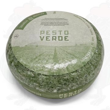 Green Pesto Cheese | Entire cheese 5,4 kilo / 11.88 lbs