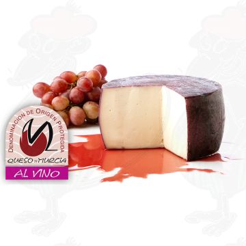 Queso de Murcia al Vino – Goat Cheese with Wine Rind
