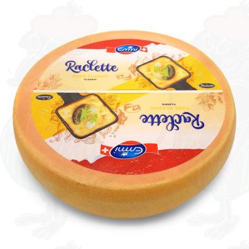 Raclette Suisse Swiss cheese | Premium Quality | Entire cheese 6 kilos / 13 lbs