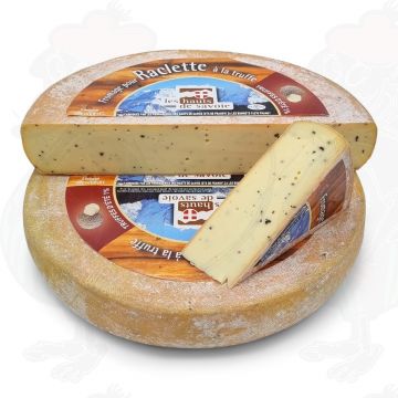 Raclette cheese with truffle - Les hauts de savoie