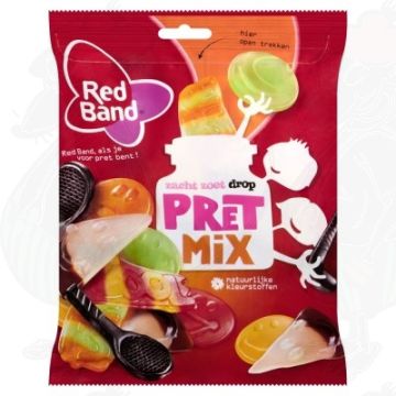 Red Band Zacht Zoet Drop Pret Mix 366gr