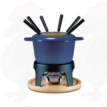 Fondue Pot Swissmar Sierra Cast Iron Deep Blue