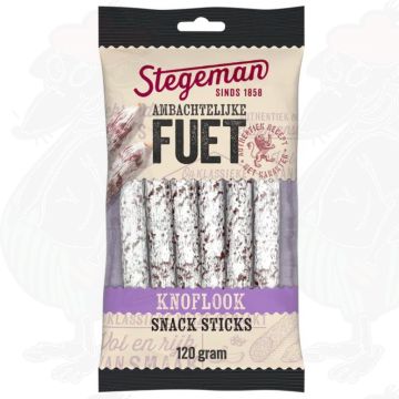 Stegeman Artisanal Fuet Garlic Snack Sticks 120 g