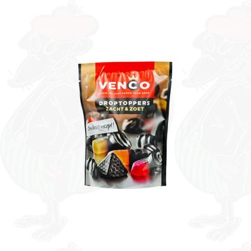 Venco Droptoppers Zacht & zoet 215 grams