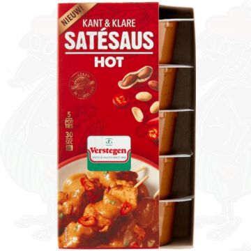 Verstegen Kant en Klare Satésaus Hot 5 x 80 ml