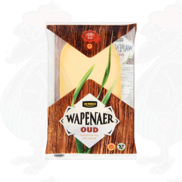 Sliced cheese Wapenaer Old 48+ | 200 grams in slices