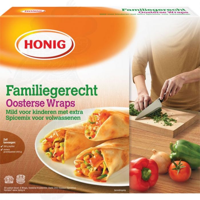 Honig Familiegerecht Oosterse Wraps