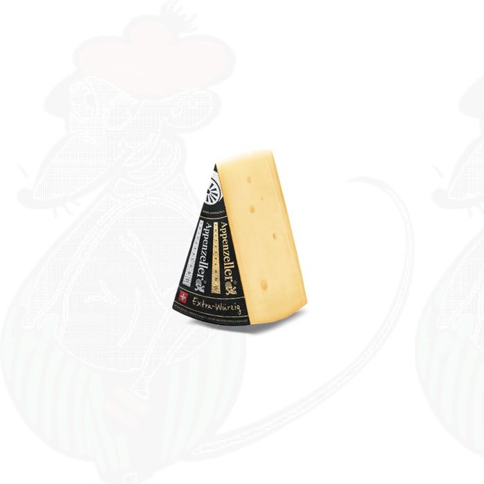 Appenzeller Black - Extra | Quarter of a cheese 1.7 Kilo / 3.7 lbs main product photo