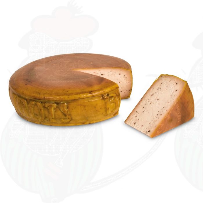 Farmer and pride goat Honey with Truffle | Entire cheese 10 kilo / 25.3 lbs main product photo