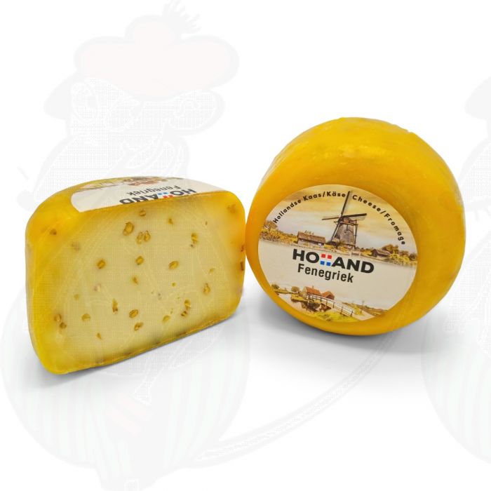 Gouda Farmer's Cheese Fenugreek Entire cheese 400 grams / 0.88 lbs