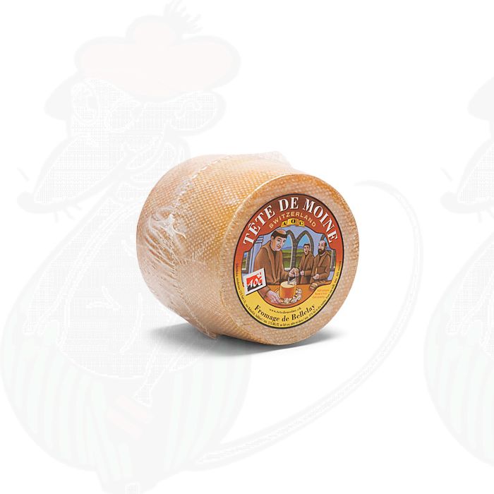 Tête de Moine - Whole Cheese | Premium Quality | 850g - 1.87 lbs