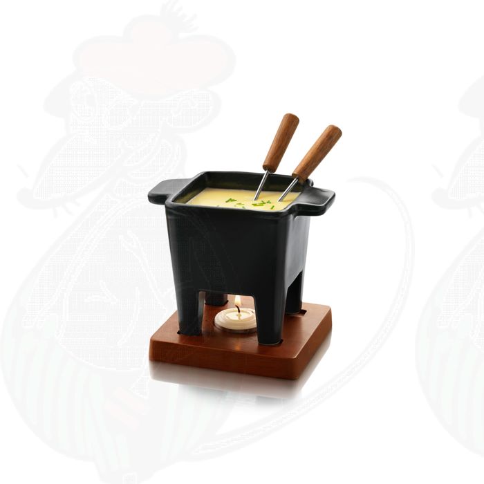 Boska Cheese Fondue Party Set - Fondue Pot Set Microwave Safe Ceramic Hot  Pot Chocolate Fountain Snack - Wedding Registry Items Small Kitchen