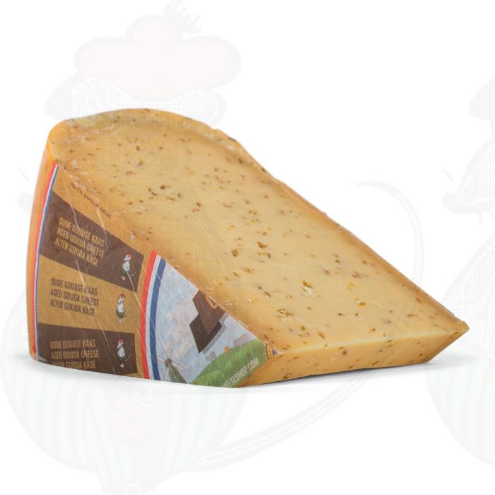 Old Cumin Gouda Cheese | Premium Quality | 1 kilo / 2.2 lbs main product photo